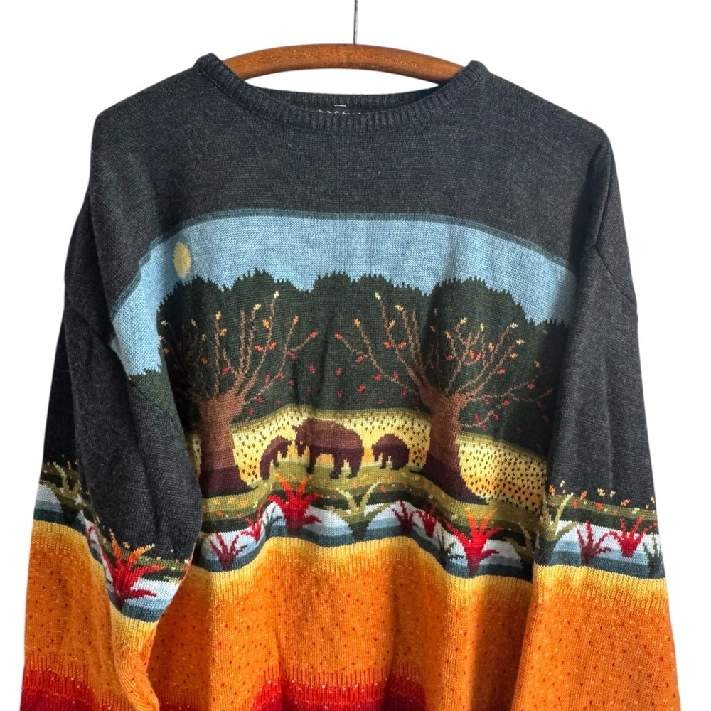 Dreams by Tuoriniemi  Bear sweater, merino wool size XXL - Picture 4 of 7